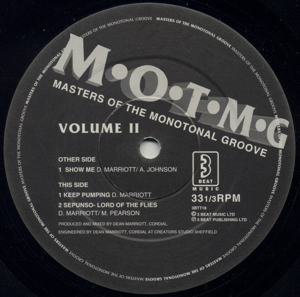 M.O.T.M.G.* : Volume II - The Fundamental Elements EP (12", EP)