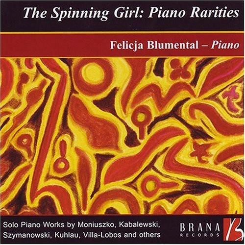 the album cover for Felicja Blumental - Spinning Girl