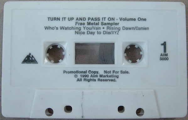Various : Turn It Up & Pass It On - Volume One (Cass, Promo, Smplr)