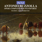 the album cover for Antonio Buzzolla - Complete Piano Works