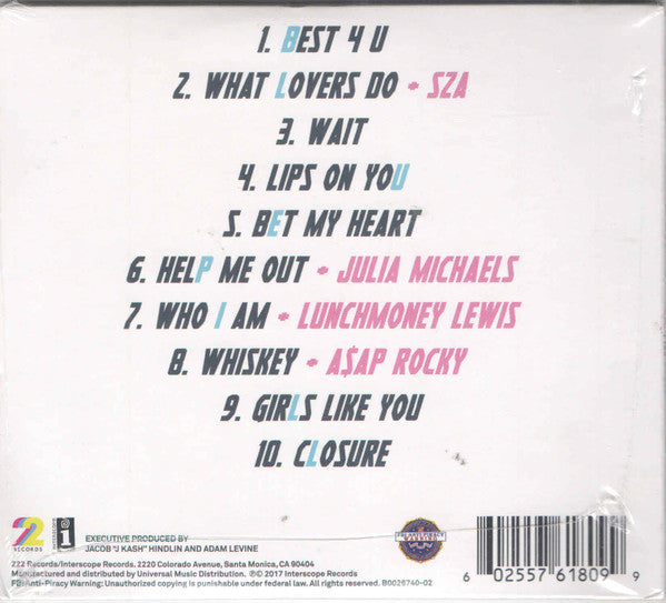 Maroon 5 : Red Pill Blues (CD, Album)