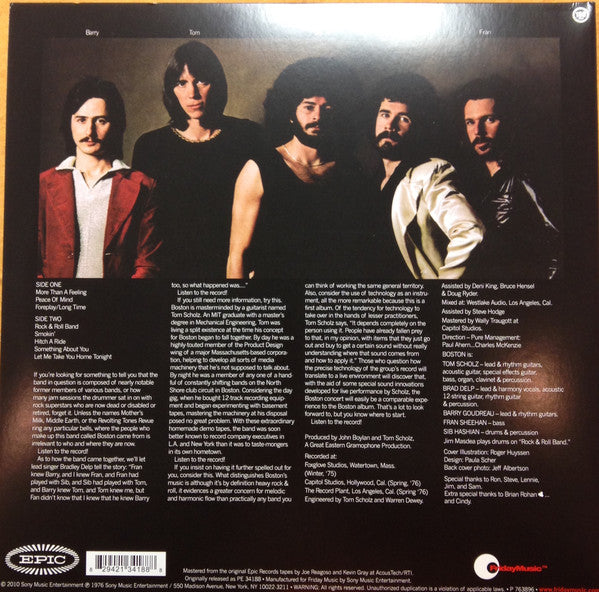 Boston : Boston (LP, Album, Ltd, RE, Blu)