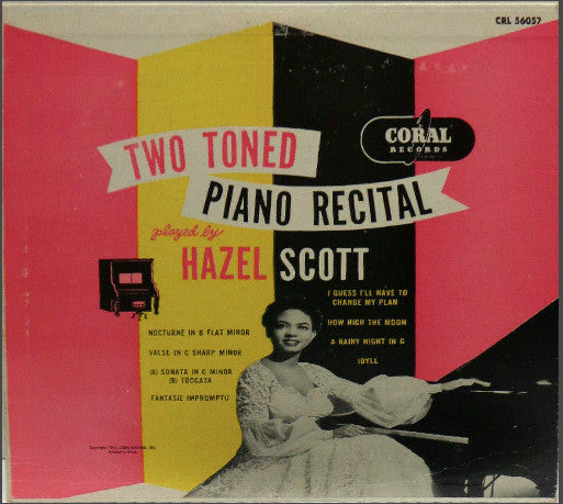Hazel Scott : Two Toned Piano Recital (10", Mono)