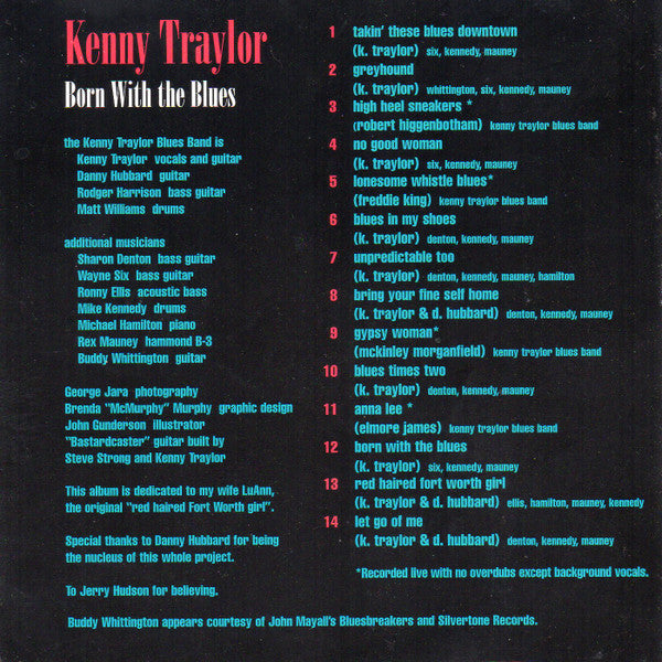 Kenny Traylor : Born With The Blues (CD, Album)