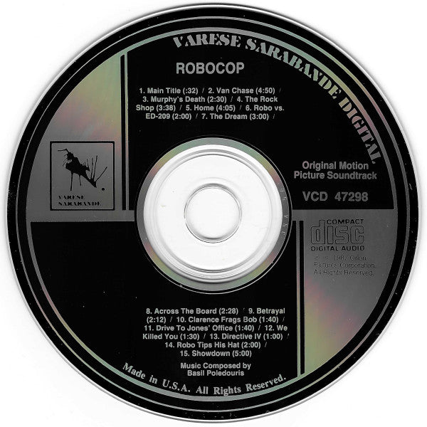Basil Poledouris, The Sinfonia Of London Orchestra* : RoboCop (CD, Album)