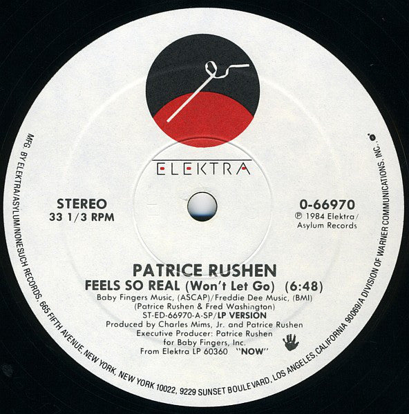 Patrice Rushen : Feels So Real (Won't Let Go) (12")