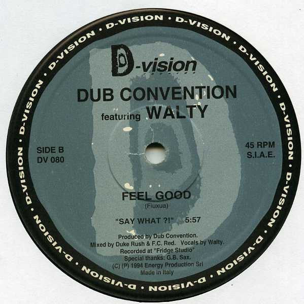 Dub Convention Featuring Walty : Feel Good (12")