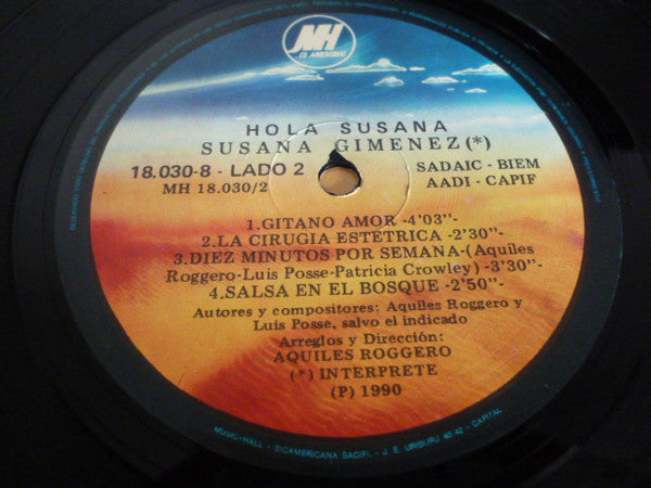Susana Gimenez : Hola Susana !!! (LP)
