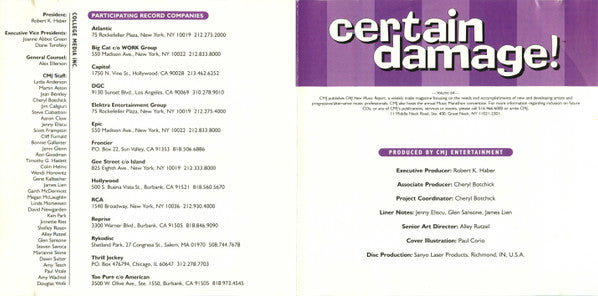 Various : CMJ Presents Certain Damage! - Volume 64 (CD, Comp, Promo)