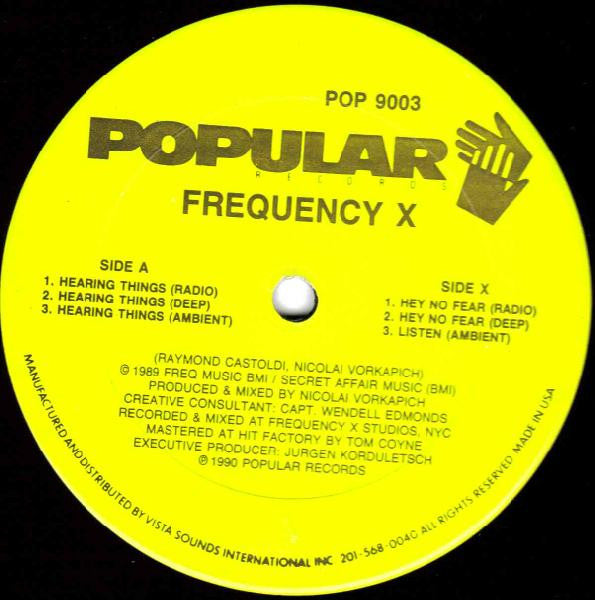 Frequency X : Hearing Things (12")