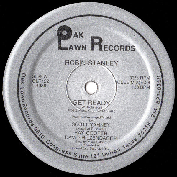 Robin Stanley : Get Ready (12")