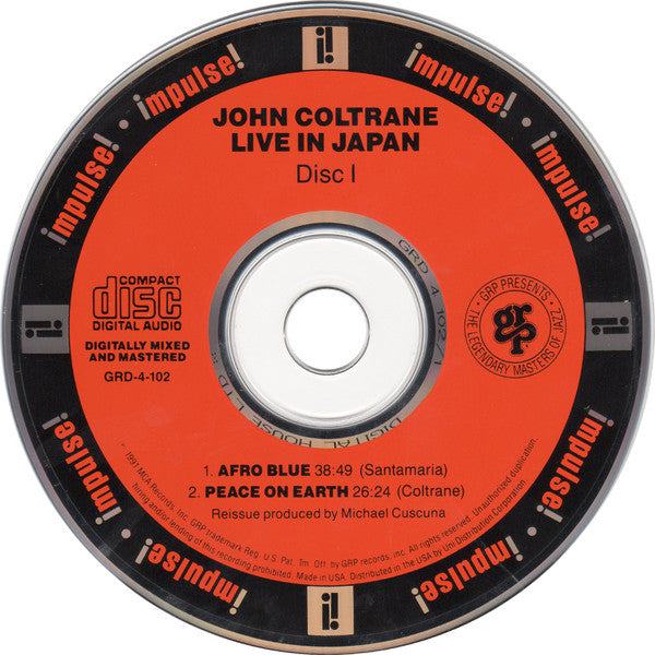 Buy John Coltrane : Live In Japan (4xCD, Comp, Mono) Online for a