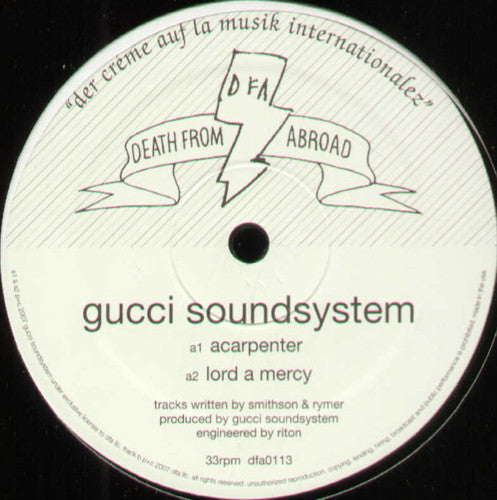 Gucci Soundsystem - Acarpenter (Vinyl)