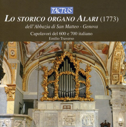 the album cover for Emilio Traverso - Alari Historic Organ