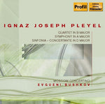 the album cover for I. PLEYEL - Symphony in B Major Sinfonia Concertante Quartet