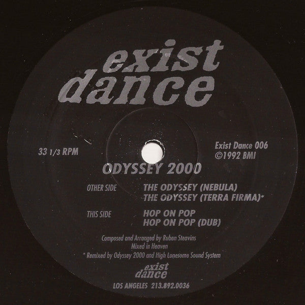 Odyssey 2000 : The Odyssey / Hop On Pop (12")