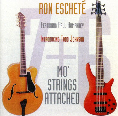 the album cover for Ron Trio Eschete - Mo' Strings Attached