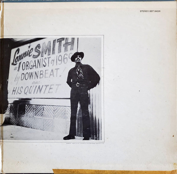 Lonnie Smith : Move Your Hand (LP, Album, Gat)