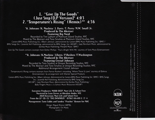 Mobb Deep : Temperature's Rising / Give Up The Goods (Just Step) (CD, Single)