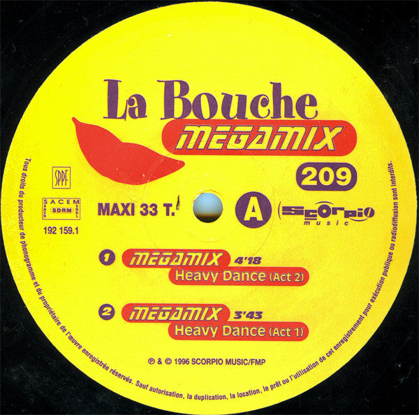 La Bouche : Megamix (12", Maxi)