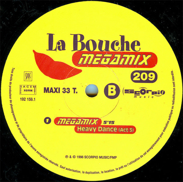La Bouche : Megamix (12", Maxi)