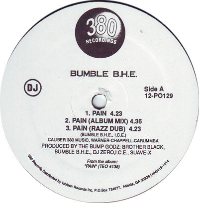 Bumble B.H.E. : Pain (12", Promo)