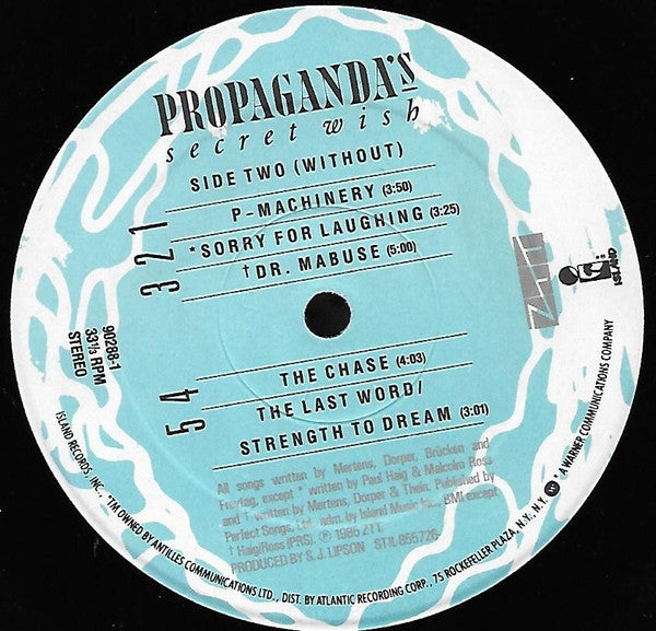Propaganda : A Secret Wish (LP, Album, SRC)