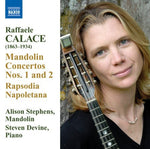 the album cover for Alison Stephens - Concertos 1 & 2 for Mandolin & Piano
