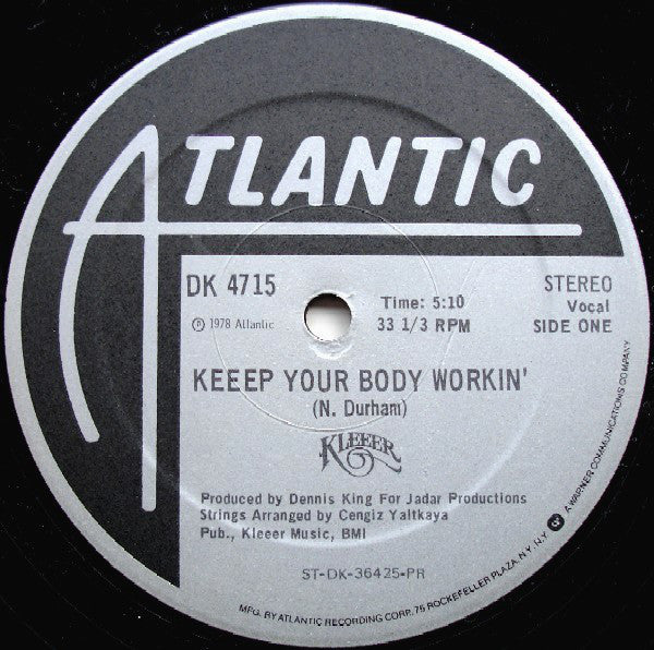 Kleeer : Keeep Your Body Workin' (12")