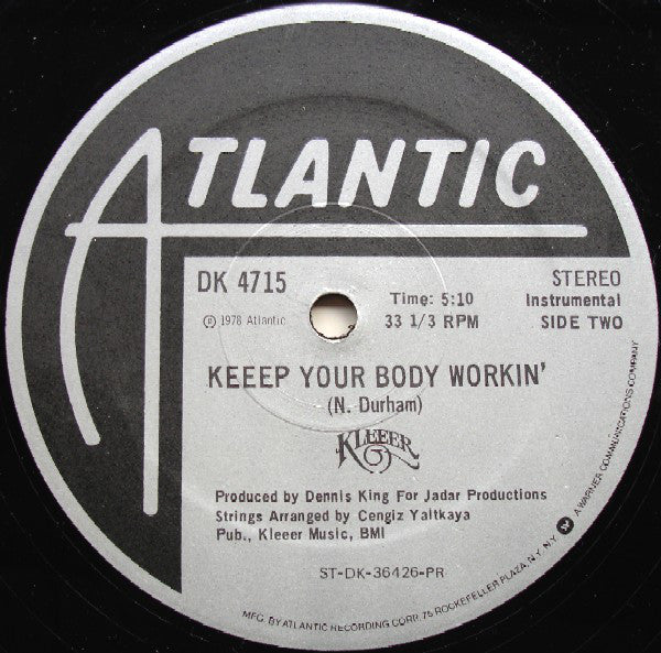 Kleeer : Keeep Your Body Workin' (12")
