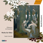 the album cover for Lajos LencsÃ©s - Works for Oboe