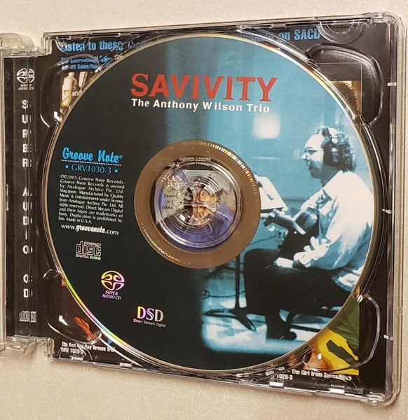 The Anthony Wilson Trio : Savivity (SACD, Hybrid)