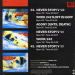 Front 242 : Never Stop (12", EP)