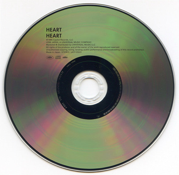 Heart : Heart (CD, Album, RE, RM, SHM)
