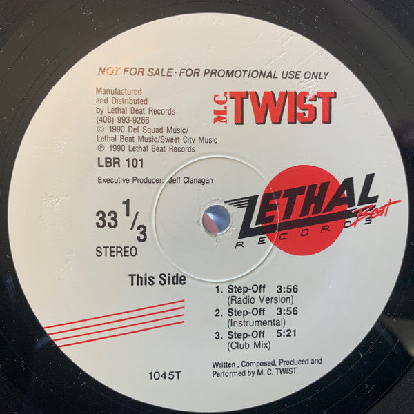 MC Twist : Step-Off (12", Promo)