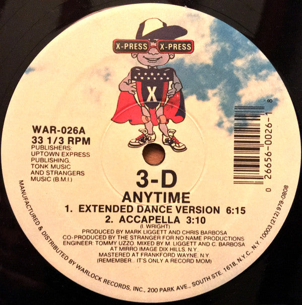 3-D* : Anytime (12")