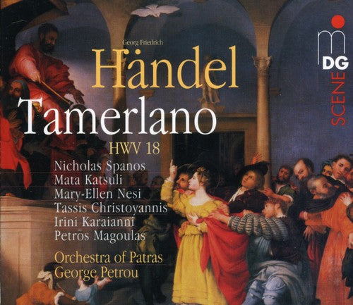 the album cover for G.F. Handel - Tamerlano