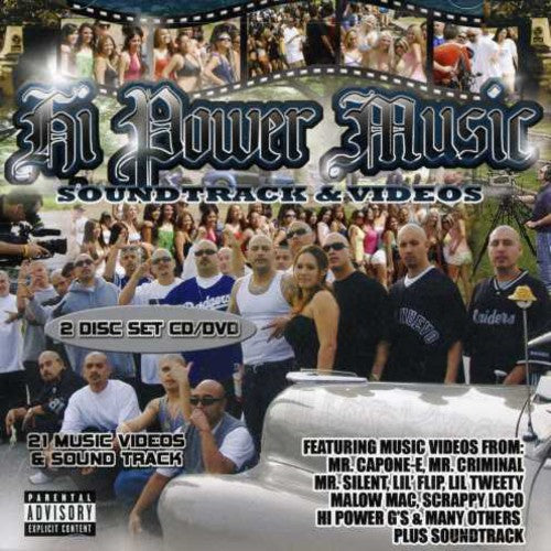 the album cover for Hi Power Music: Music Videos & Soundtrack / Var - Hi Power Music: Music Videos and Soundtrack