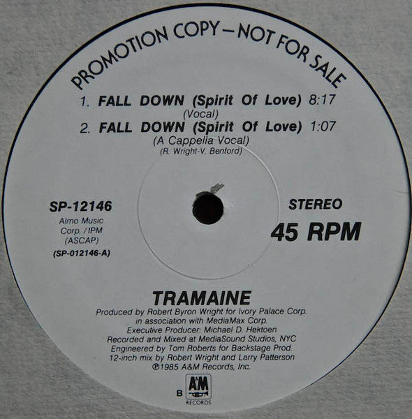 Tramaine* : Fall Down (Spirit Of Love) (12", Promo)