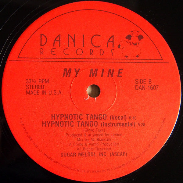 My Mine : Hypnotic Tango ('87 Powerhouse Mix) (12")