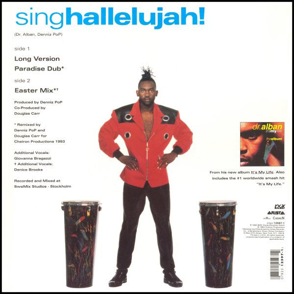Dr. Alban : Sing Hallelujah! (12")