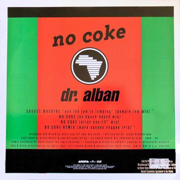 Dr. Alban : No Coke (12")