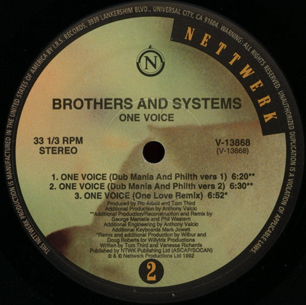 Brothers And Systems : 1/2 4 Me, 1/2 4 U (12")