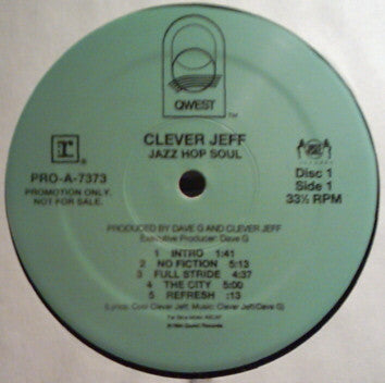 Clever Jeff : Jazz Hop Soul (2xLP, Promo)
