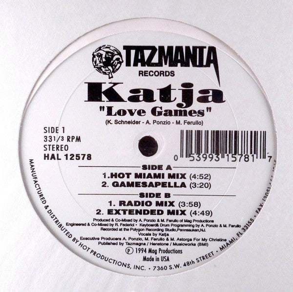 Katja : Love Games (12")