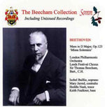 the album cover for Isobel Baillie - Missa Solemnis