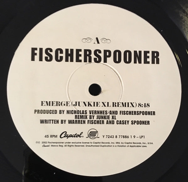 Fischerspooner : Emerge (2x12", Single)