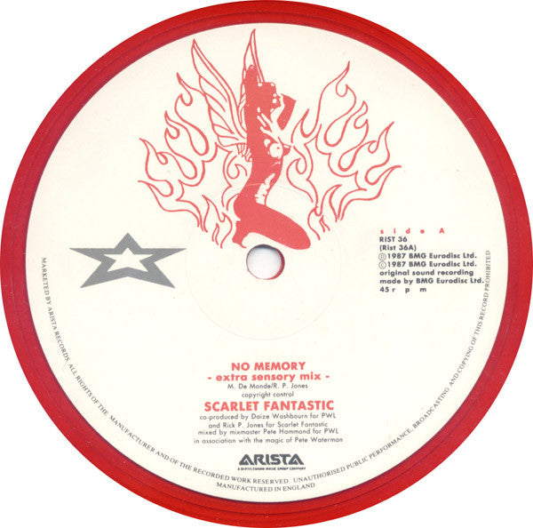 Scarlet Fantastic : No Memory (12", Ltd, Sca)