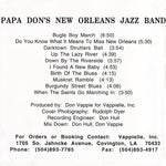 Papa Don's New Orleans Jazz Band* : Papa Don's New Orleans Jazz Band (CD, Album, RP)
