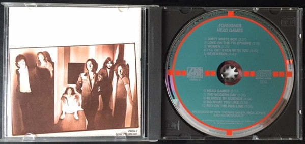 Foreigner : Head Games (CD, Album, RE, Tar)